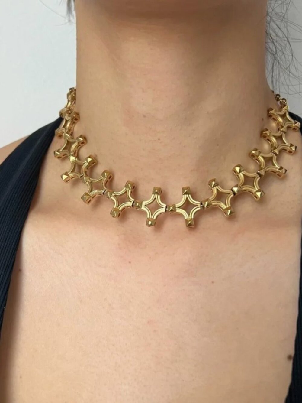 Brand New Hey Harper Gold Estrela Necklace